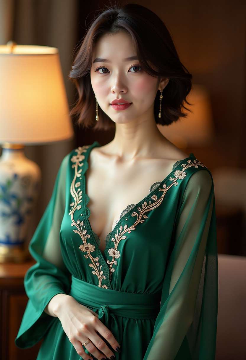 威尼斯金发侧影